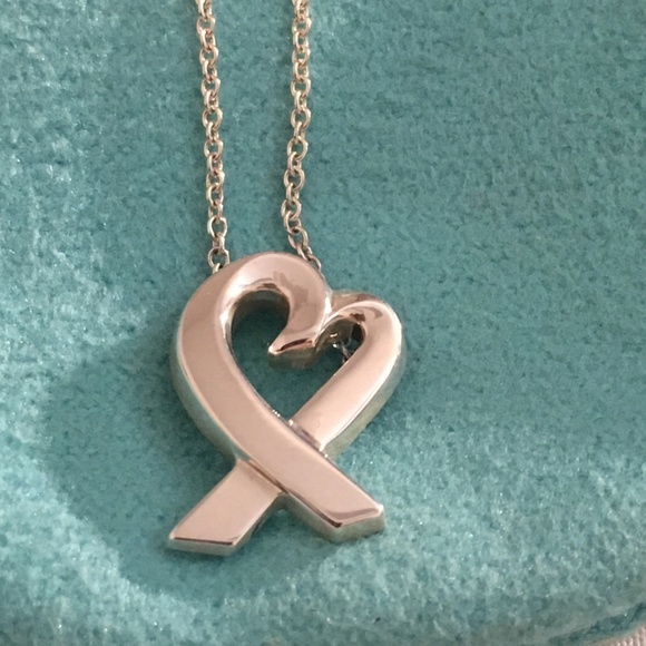 Tiffany Paloma Picasso Loving Heart Necklace